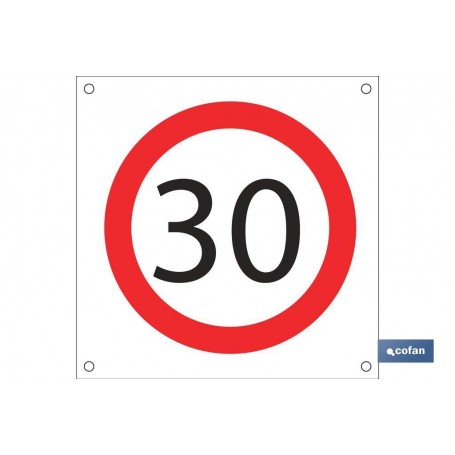 ▷ Cartel OB08 "Vel Max 30kmh" | Ferreidea