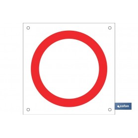 ▷ Cartel OB05 "Prohibido circular" | Ferreidea