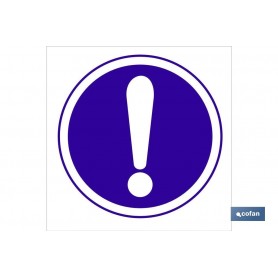 ▷ Señal Obligatorio precaución | Ferreidea