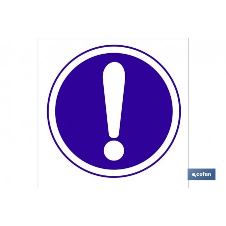 ▷ Señal Obligatorio precaución | Ferreidea