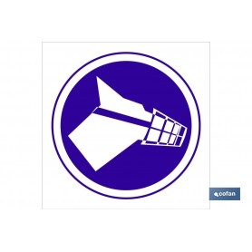▷ Cartel Obligatorio bozal | Ferreidea