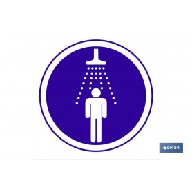 ▷ Cartel Obligatorio ducha | Ferreidea