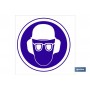 ▷ Cartel Obligatorio casco, gafas y orejeras | Ferreidea