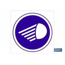 ▷ Cartel Obligatorio luces | Ferreidea