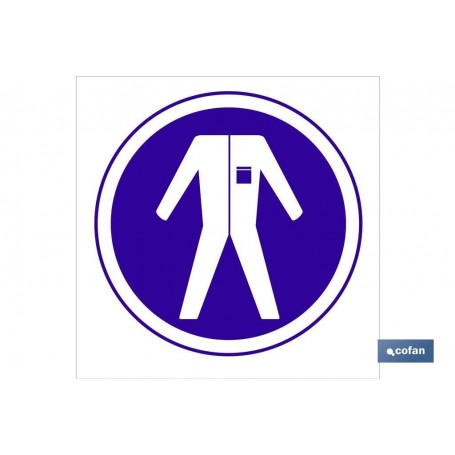 ▷ Cartel Obligatorio traje especial | Ferreidea