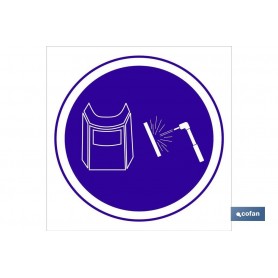 ▷ Cartel Obligatorio proteccion soldaduras | Ferreidea