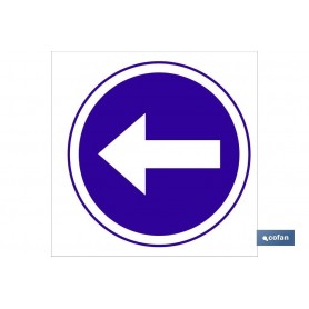 ▷ Cartel Obligatorio izquierda | Ferreidea