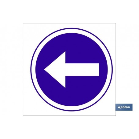 ▷ Cartel Obligatorio izquierda | Ferreidea