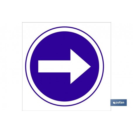 ▷ Cartel Obligatorio derecha | Ferreidea