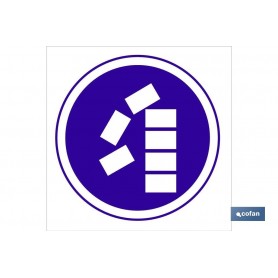 ▷ Cartel Obligatorio fijar bultos | Ferreidea