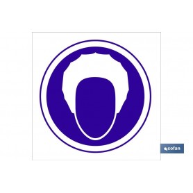 ▷ Cartel Obligatorio proteccion del pelo | Ferreidea