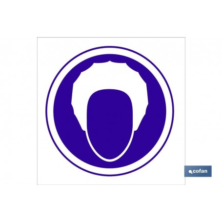 ▷ Cartel Obligatorio proteccion del pelo | Ferreidea
