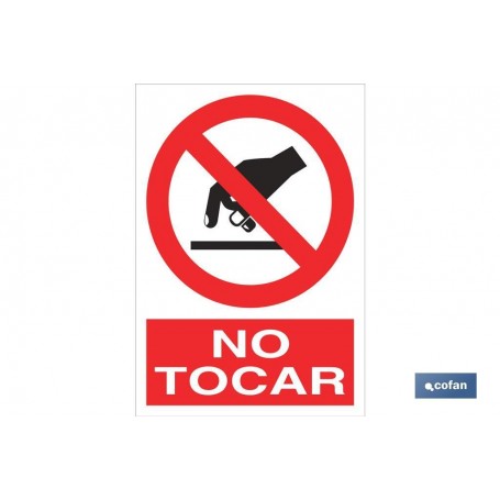 ▷ Cartel No tocar | Ferreidea