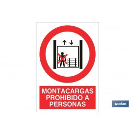 ▷ Señal Montacargas prohibido a personas | Ferreidea