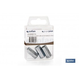 ▷ Manguitos Hexagonales. Unión Varillas Roscadas DIN 6334 Blíster Estándar | Ferreidea