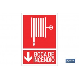 ▷ Cartel luminiscente boca de incendio | Ferreidea