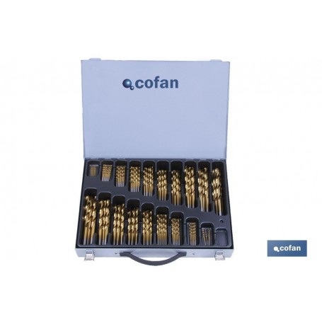 ▷ Maletín surtido de brocas HSS - TIN | Ferreidea