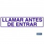 ▷ Cartel Llamar antes de entrar | Ferreidea