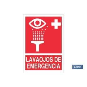 ▷ Cartel Lavaojos de Emergencia | Ferreidea