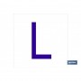 ▷ Cartel L Letra en glasspack | Ferreidea