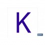 ▷ Cartel K Letra en glasspack a | Ferreidea