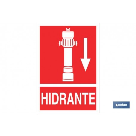 ▷ Cartel Hidrante Debajo | Ferreidea
