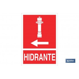 ▷ Cartel Hidrante Izquierda | Ferreidea