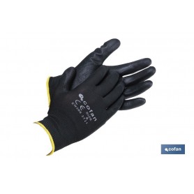▷ Guantes Soporte de Nylon Impregnados Negro (100% Nylon) | Ferreidea