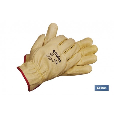 ▷ Guantes Piel de Vacuno Amarillo | Ferreidea