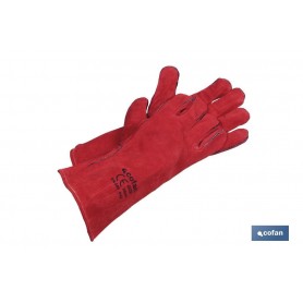 ▷ Guantes de Soldador Rojo | Ferreidea