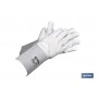 ▷ Guantes de Piel Flor Vacuno con Manguitos 13 cm | Ferreidea