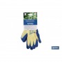 ▷ Guantes de Látex Rugoso con Soporte de Punto Azules | Ferreidea