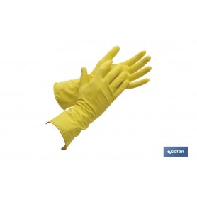 ▷ Guantes de Látex Amarillo para Limpieza | Ferreidea