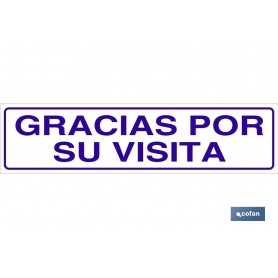 ▷ Cartel Gracias por su visita | Ferreidea