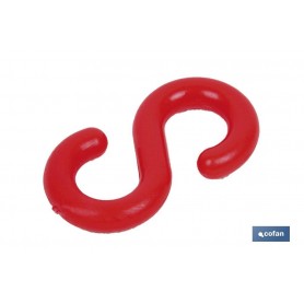 ▷ Gancho "S" Color Rojo | Ferreidea