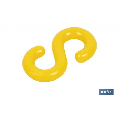 ▷ Gancho "S" Color Amarillo | Ferreidea