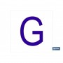 ▷ Cartel G Letra en glasspack | Ferreidea