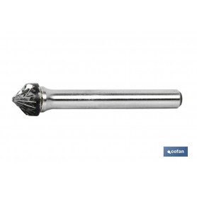 ▷ Fresas Rotativas Metal Duro Dentado Cruzado" Punta Cónica 90° | Ferreidea