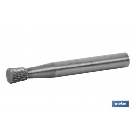 ▷ Fresas Rotativas Metal Duro Dentado Cruzado" Cónica Invertida sin Dentado Frontal | Ferreidea