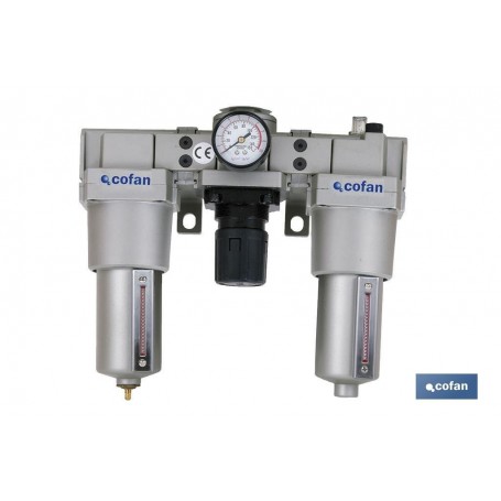 ▷ Filtro con regulador y depósito de lubricante 1/2" | Ferreidea