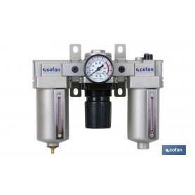 ▷ Filtro con regulador y depósito de lubricante 1" | Ferreidea