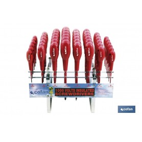 ▷ Expositor destornilladores (1000 V) - 48 pcs | Ferreidea