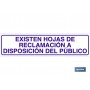 ▷ Cartel Existen hojas de reclamación a disposición del público | Ferreidea