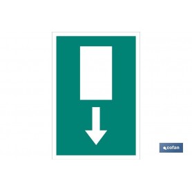 ▷ Cartel Salida Emergencia Centro | Ferreidea