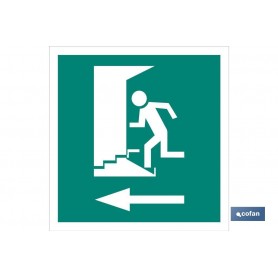 ▷ Cartel Salida Emergencia "Izquierda" Flecha | Ferreidea