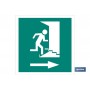 ▷ Cartel Salida Emergencia "Derecha" Flecha | Ferreidea