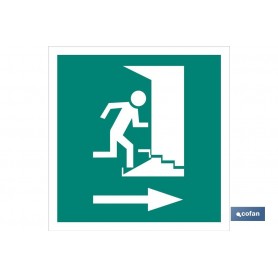 ▷ Cartel Salida Emergencia "Derecha" Flecha | Ferreidea