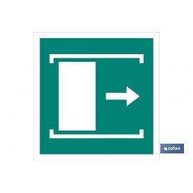 ▷ Cartel Salida emergencia sala derecha | Ferreidea
