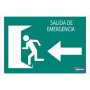 ▷ Cartel Salida emergencia "Izquierda" texto | Ferreidea