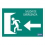 ▷ Cartel Salida emergencia "Izquierda" texto | Ferreidea